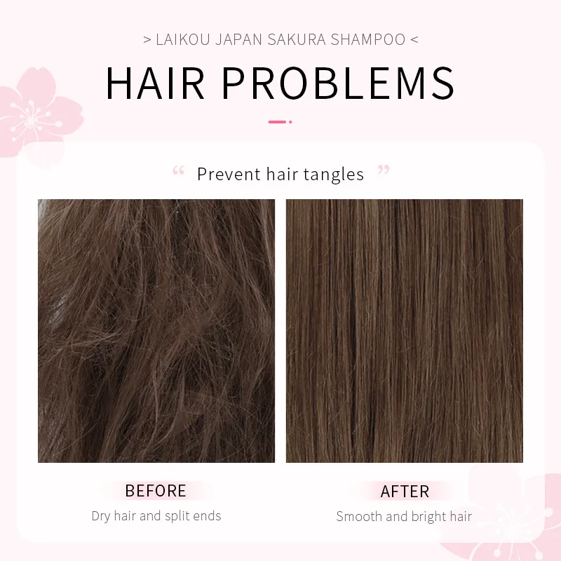 LAIKOU Japan Sakura  Shampoo R - огляд і ціна Hair Care Korean Products