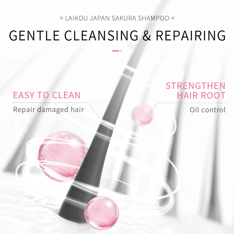 LAIKOU Japan Sakura  Shampoo R - огляд і ціна Hair Care Korean Products