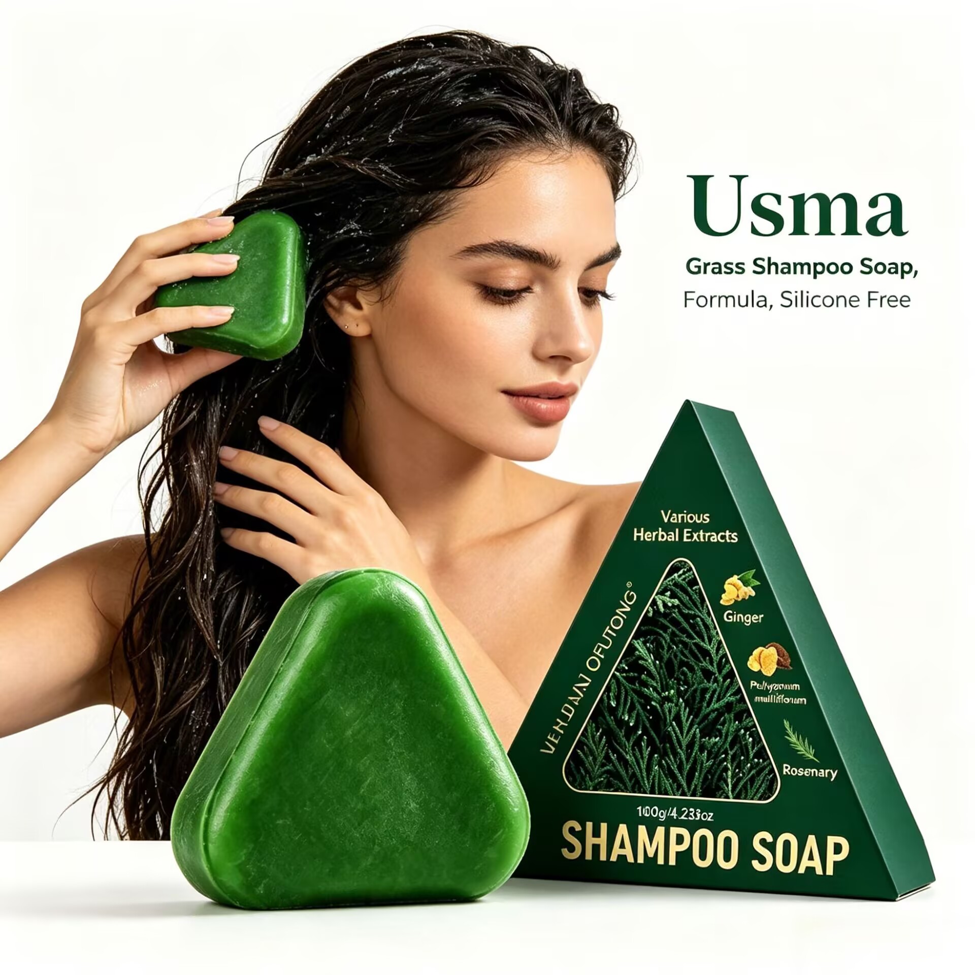New Usman Shampoo Soap Nourish - огляд і ціна Hair Care Dandruff