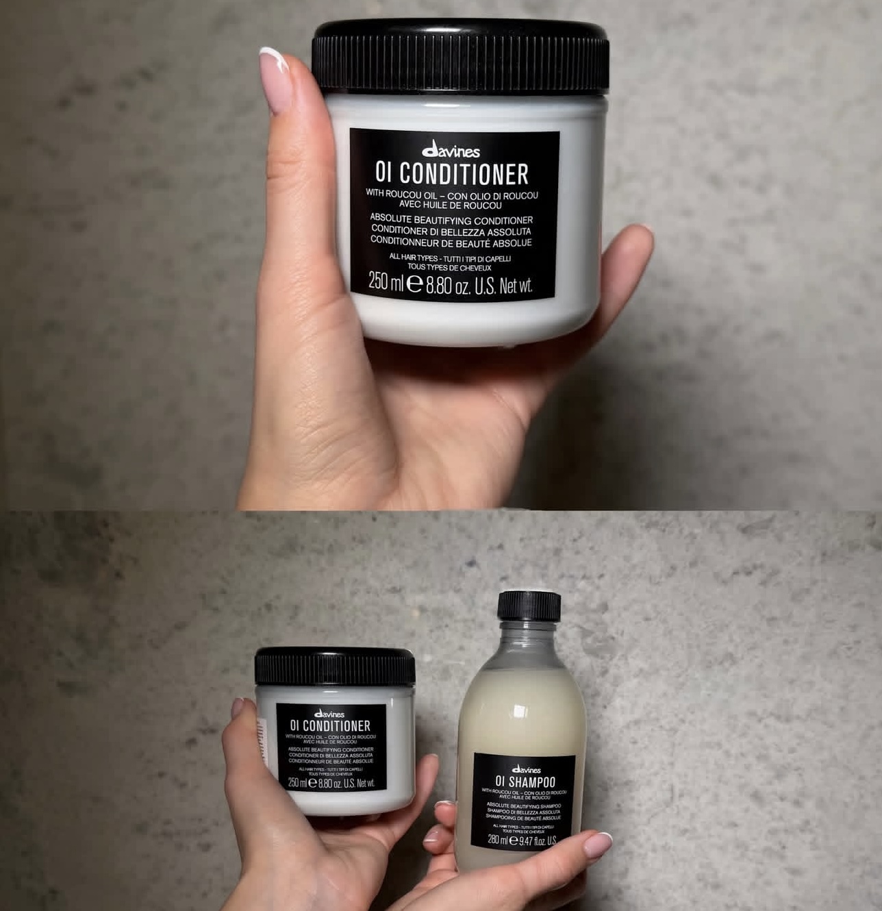 Davines OI Hair Shampoo Condit - огляд і ціна Hair Care Products