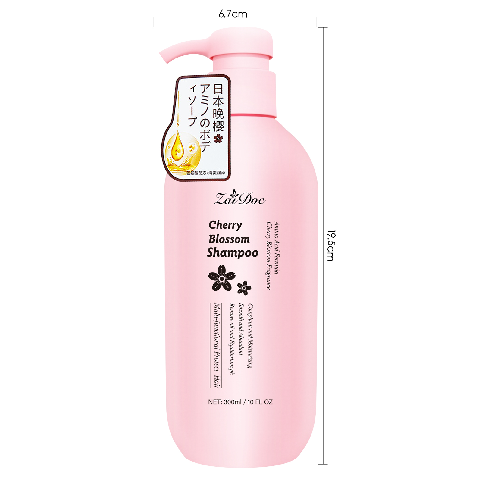 ZaiDoc Cherry Blossom Shampoo  - огляд і ціна Hair Care Products