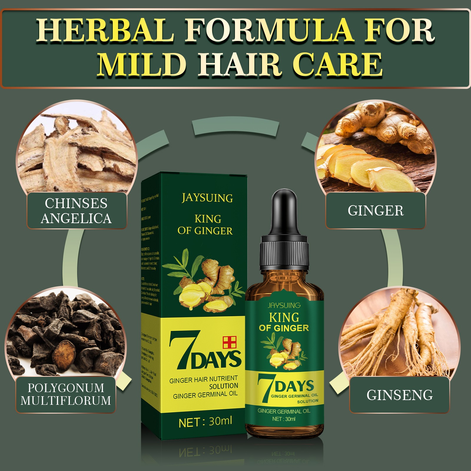 Ginger Hair Essence Anti Hair  - огляд і ціна Hair Care Korean Products