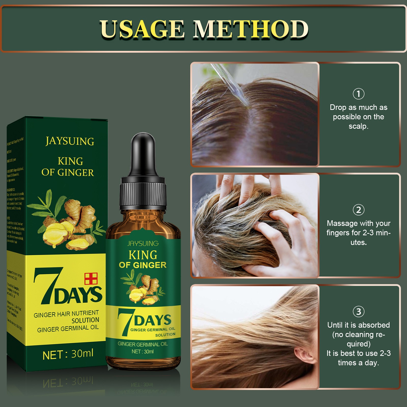 Ginger Hair Essence Anti Hair  - огляд і ціна Hair Care Korean Products