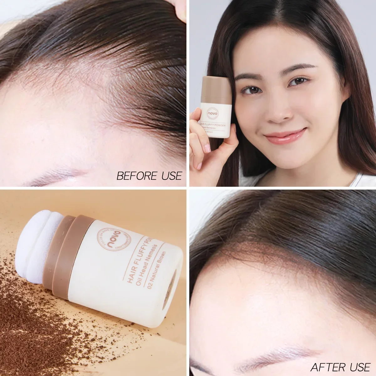 Novo Hair Pluffy Powder - Oil  - огляд і ціна Hair Care Products