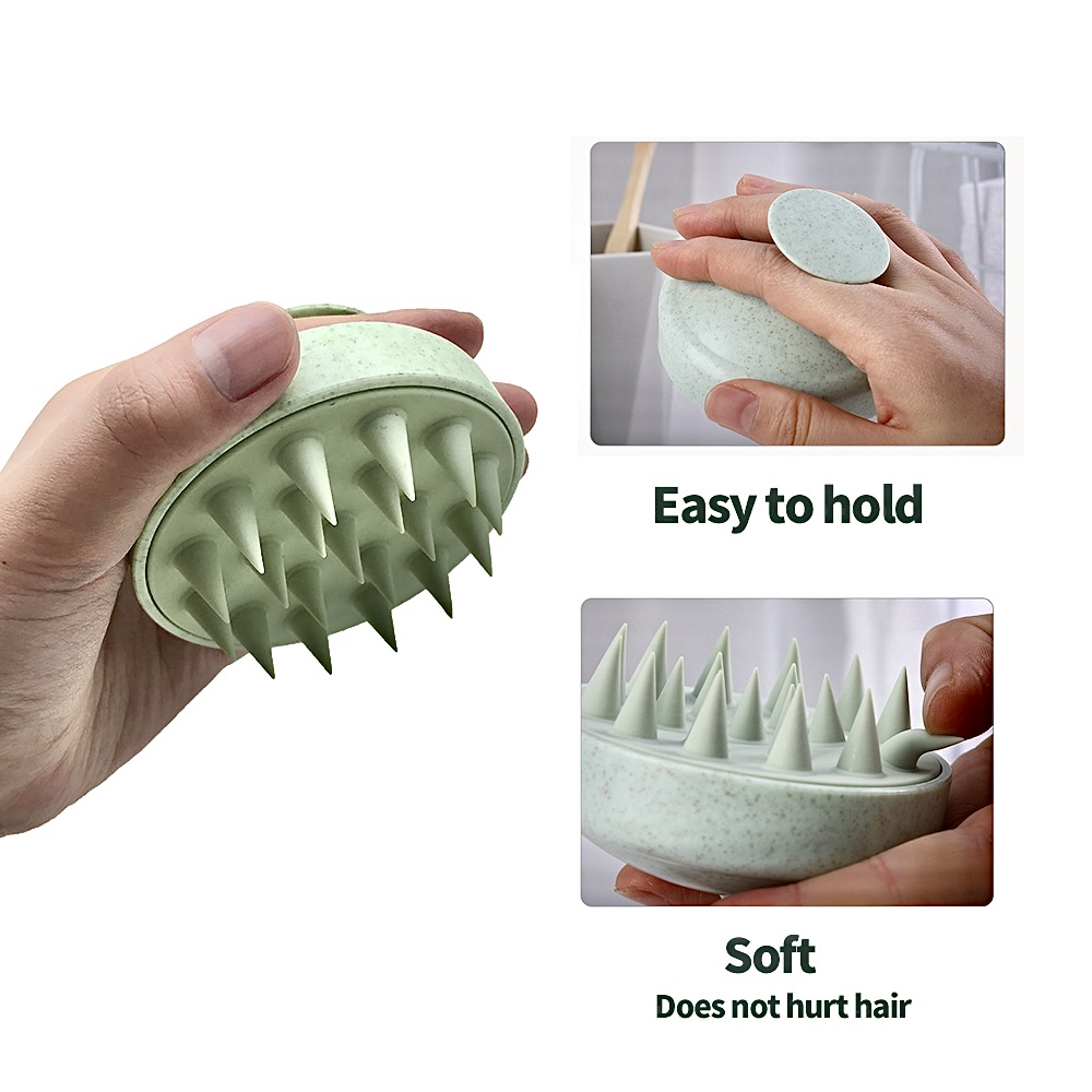 Wheat Straw Silicone Head Wash - огляд і ціна Hair Care Dandruff