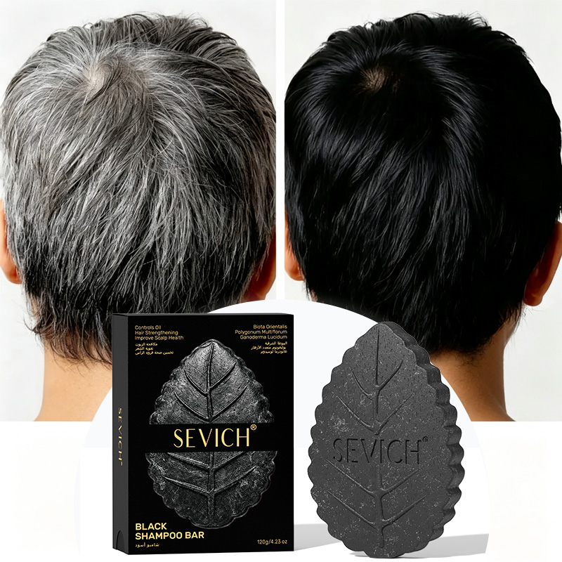 Black Shampoo Soap Bar Gray Ha - огляд і ціна Hair Care Organic